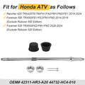Rear Axle Shaft w/ Wheel Cap for Honda TRX520FE2 TRX520FM (2005–2016)