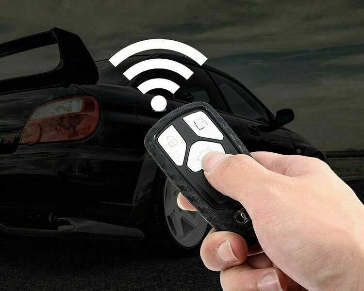Carbon Fiber Remote 3-Button Key Fob Shell Case for Audi (2017-2025)