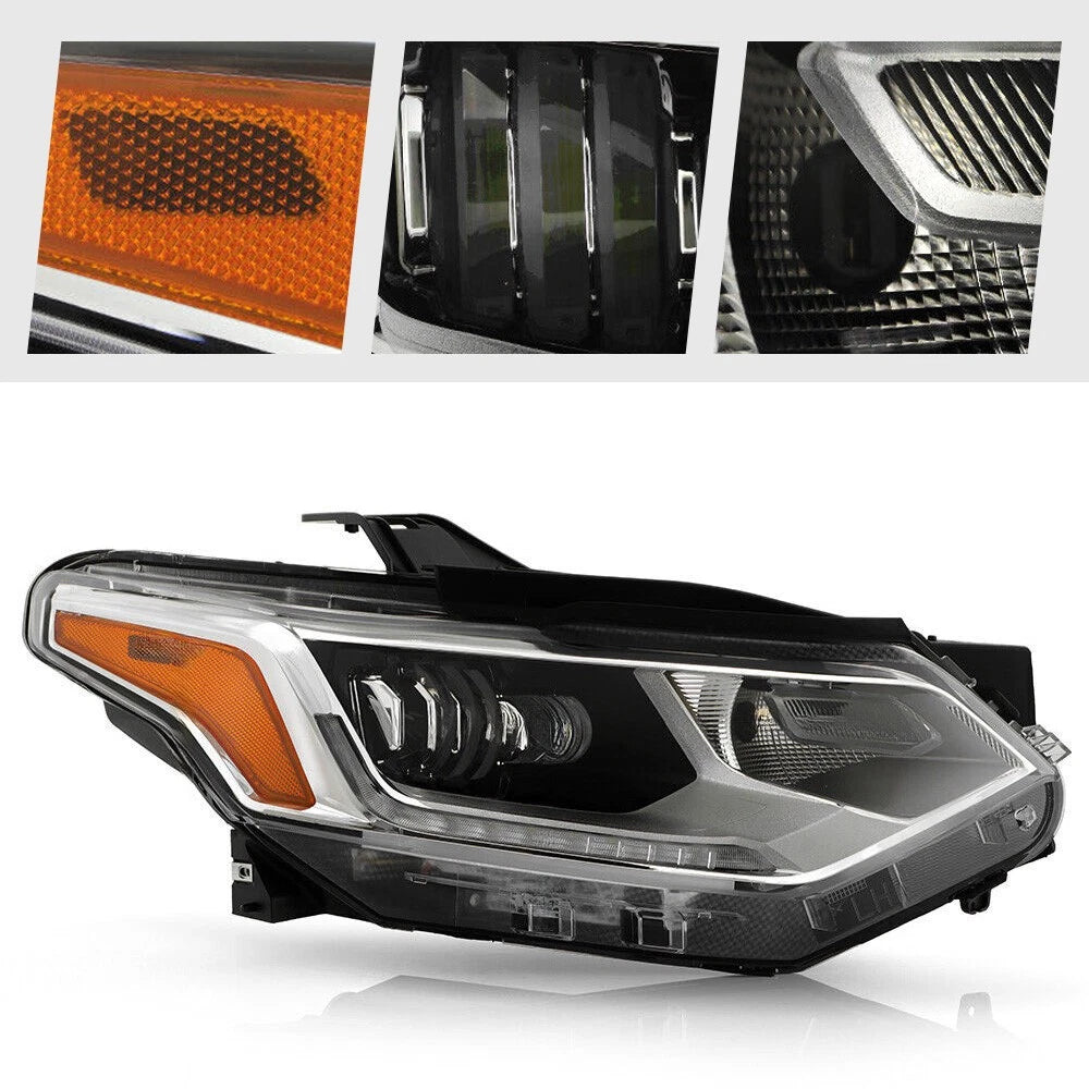 Full LED Headlight Passenger Side for Chevrolet Traverse (2018–2021)