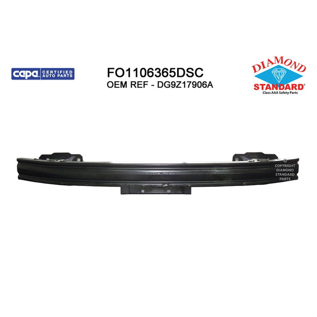 Replacement Steel Rear Bumper Impact Bar for See Compatibility Chart