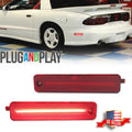 Red Lens LED Rear Bumper Side Marker Lights for Pontiac Firebird Trans AM (1993–2002)