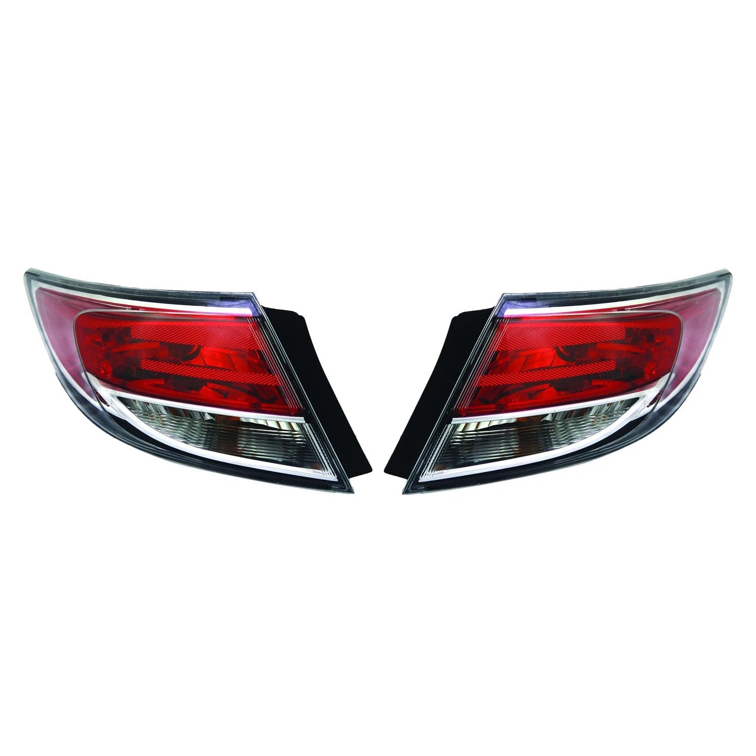 Set of 2 TYC Outer Tail Light Lamp Assemblies for Mazda 6 Sedan (2009–2013)