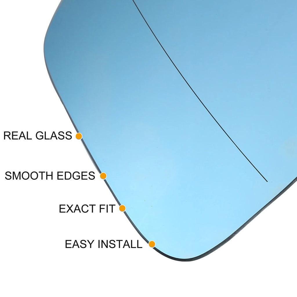 1 Pair Mirror Glass for BMW 740Li 550i (No. 51167251583/51167251584)