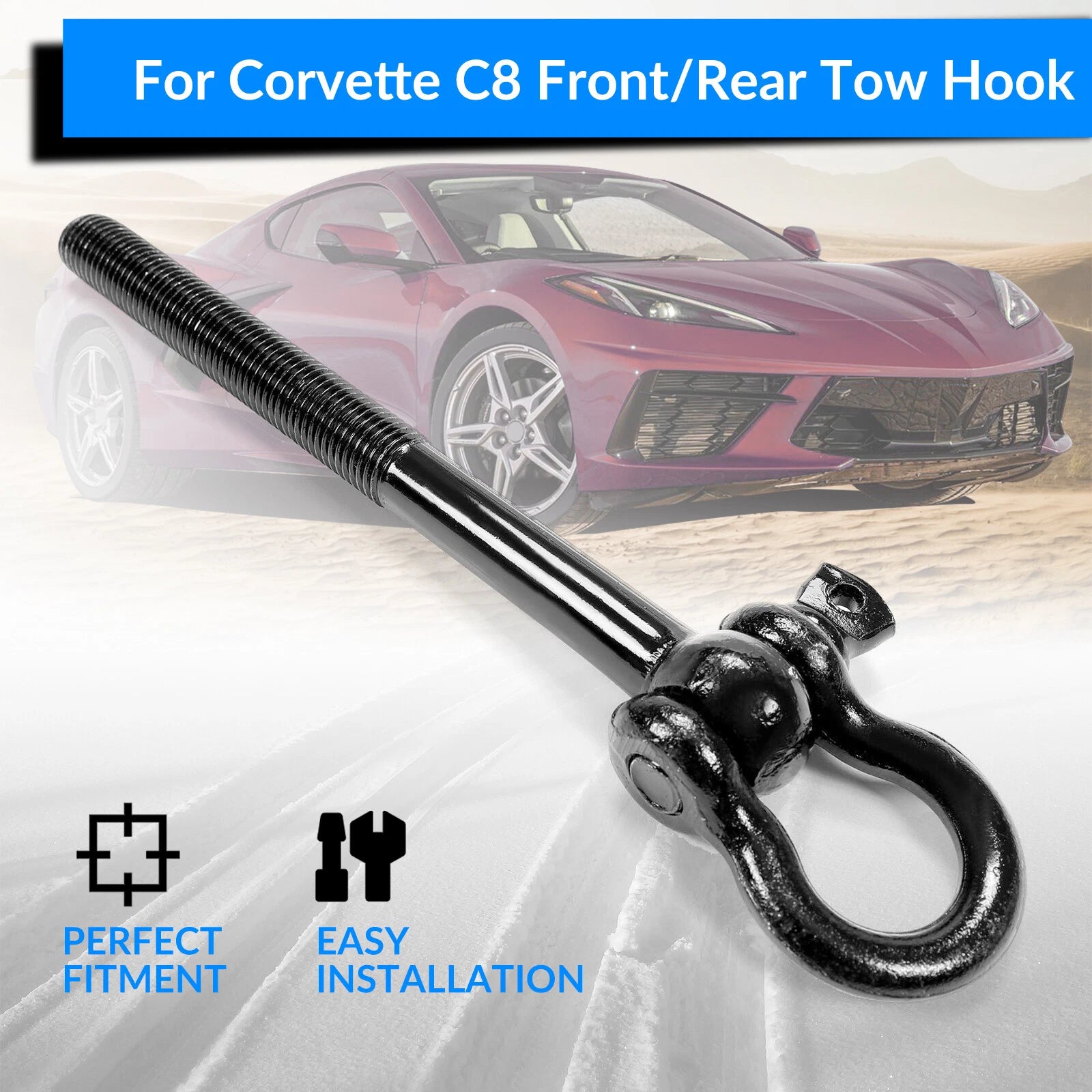 Tow Hook Bar for Chevrolet C8 Corvette (2020–2023) #15234068