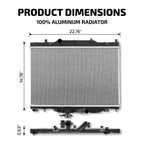 Aluminum Radiator for Mazda CX-3 (2016–2019) CU13585, 13585