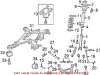 Rear Driver Suspension Knuckle & Ball Joint for Dodge Jeep (OEM)