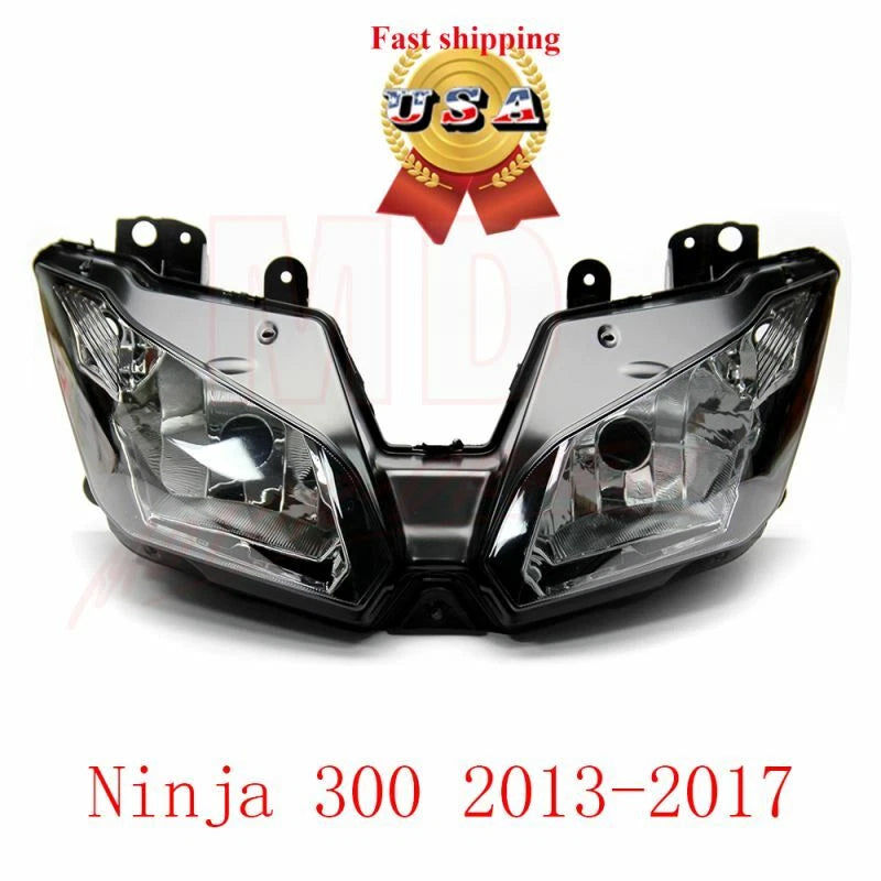 Front Headlight Assembly for Kawasaki Ninja 300 EX300 (2013–2017)