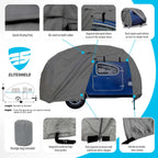 Camper Cover for Little Guy Deluxe Teardrop Trailer (w/ zipper access)
