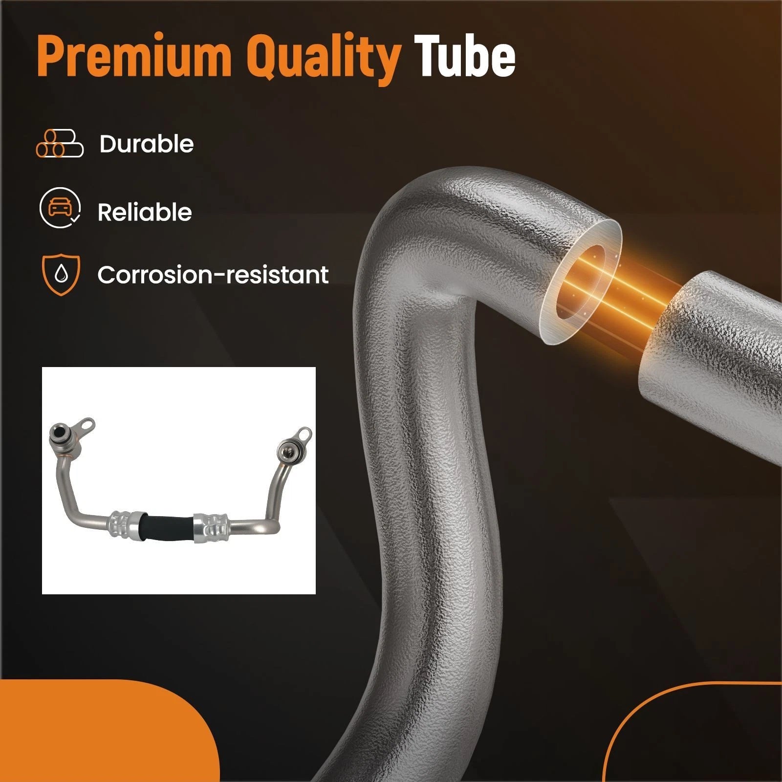 Turbo Water Coolant Pipe Line for BMW 135i 335i 535i 740Li X6 (2007–2013)