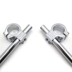 43mm Clip Ons for Universal Chrome Fork Tube (Tilt 7 Degree)