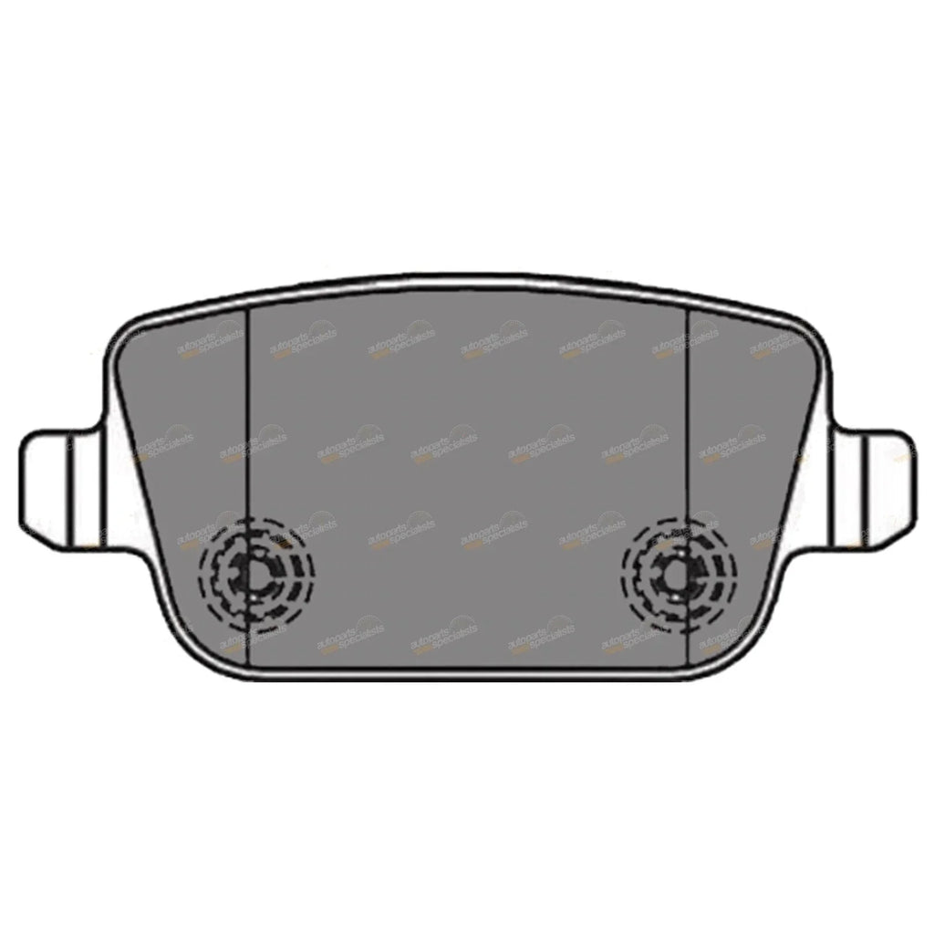 Rear Disc Brake Pad Set 5cyl 2.5L for Ford Kuga TE HYDB (2012-2013)