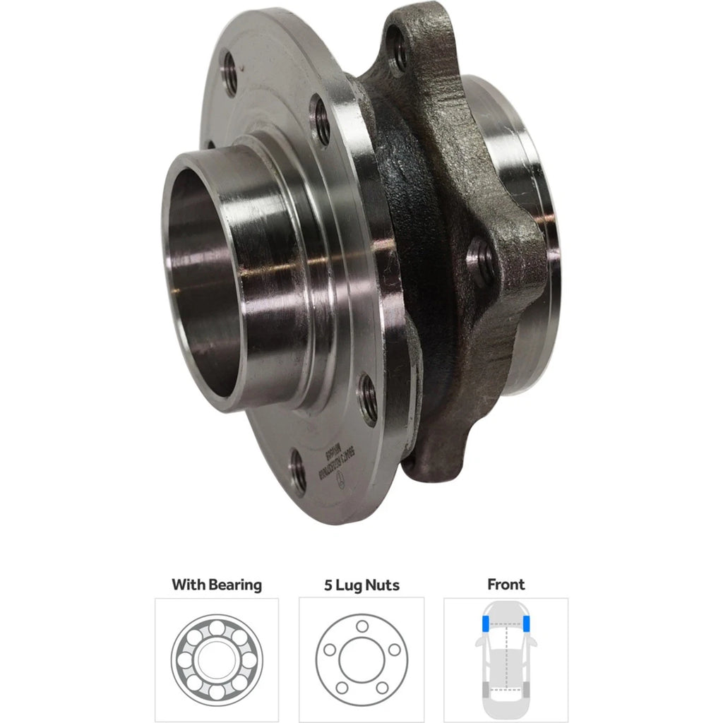Wheel Hubs for Chrysler 200 (2015–2017) Front Left & Right with Bearing