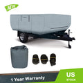 Waterproof Pop Up Folding Camper RV Cover for Trailers (16-18 FT)