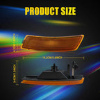 Amber Front Side Marker Light Housings for VW Tiguan (2018â2023)