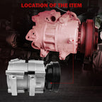 A/C Compressor & Clutch for Hyundai Santa Fe (2001-2006)