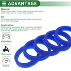 Set of 5 Oil Seal Rotary Shaft Seal 45x55x10mm High Pressure Blue