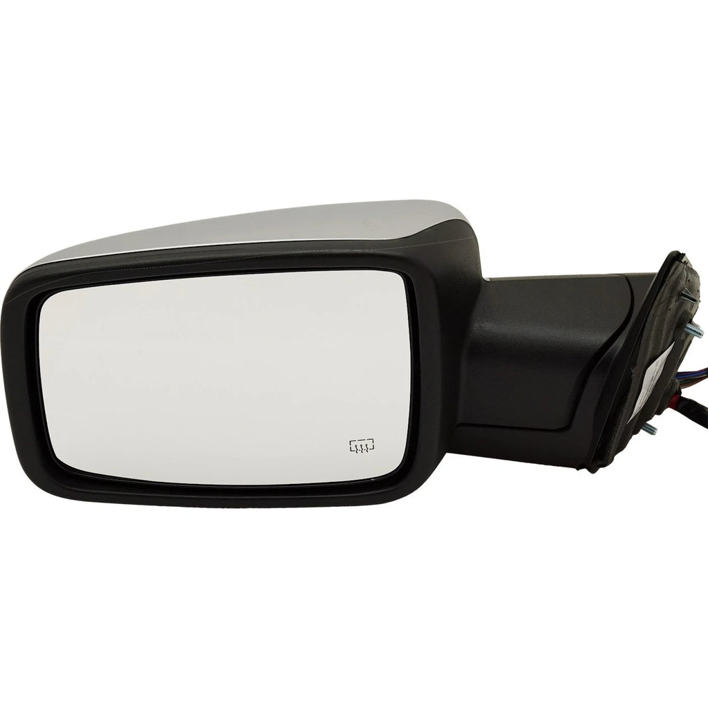 Power Mirror for Ram 1500 (2014–2018) Left Power Folding Chrome Signal Light