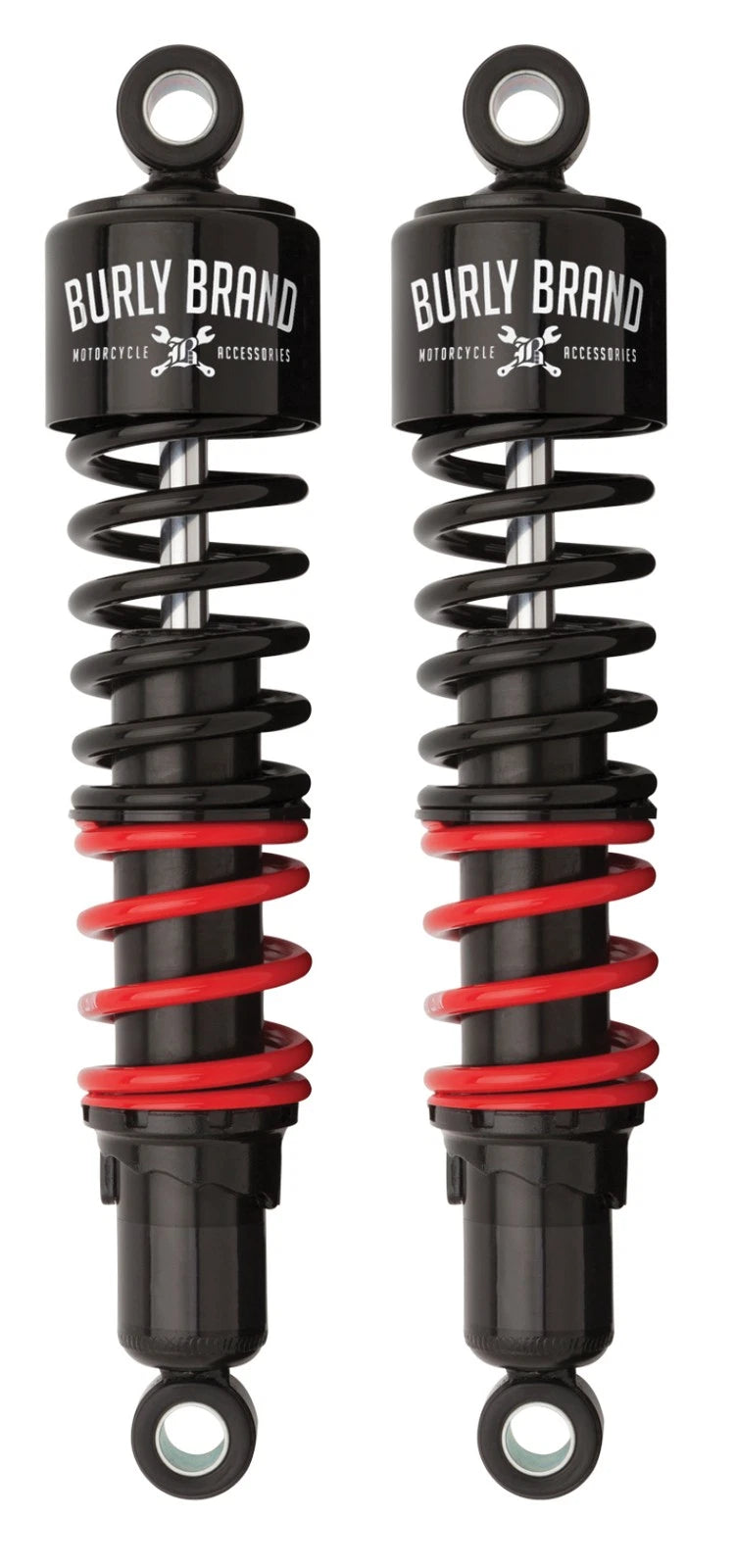Burly Stilett Shocks 12.5in for Harley Davidson FX Series (2006–2008)