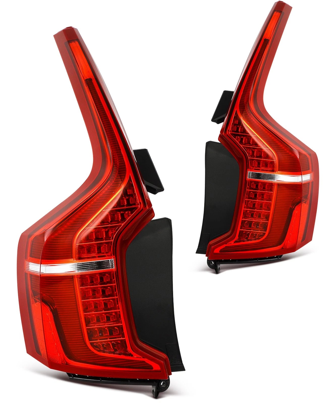 Pair Tail Lights Assembly for Volvo XC90 (2016–2024) - Red Brake Lamp