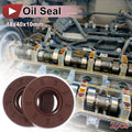 2X Oil Seal Rotary Shaft Seal for Various Models (18x40x10mm) FKM Rubber