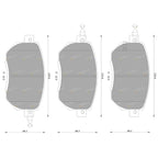 Front Disc Brake Pads Set for Nissan Murano (2005-2011)