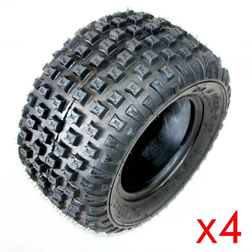 4X 16x8-7 Rear Tire for 125cc Quad Dirt Bike ATV Buggy Lawn Mower