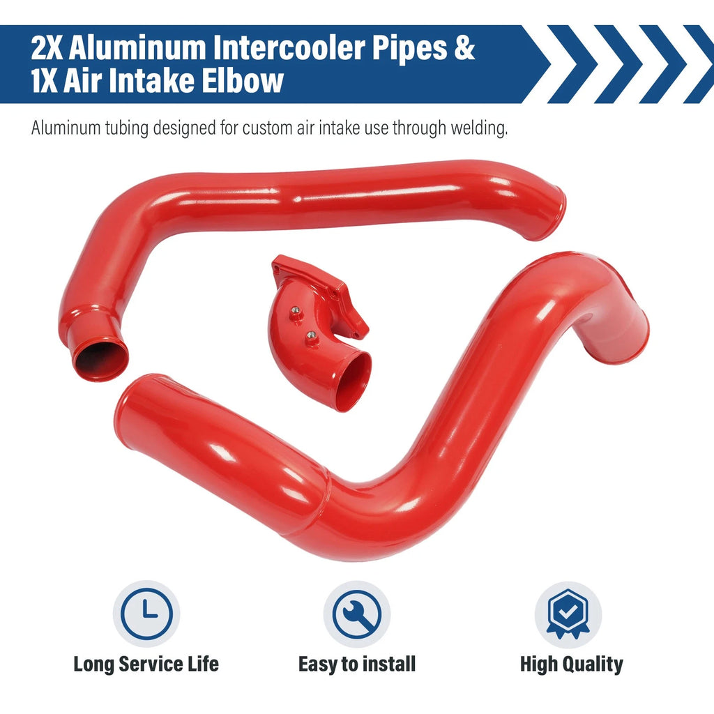 Turbo Intercooler Pipe + Air Intake Elbow for Ford F250 6.0L (2003–2007)