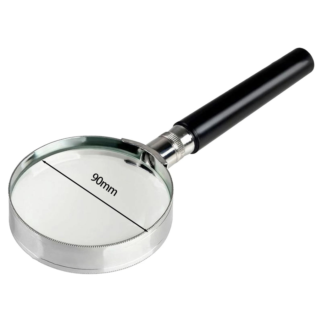 2X 2-Inch Magnifying Glass with 5X Magnification