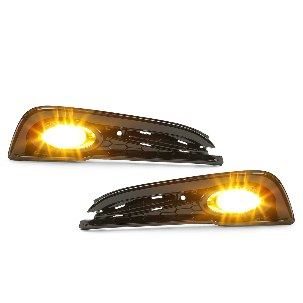 Front Yellow Fog Lights Lamps w/ Switch for Honda Civic Sedan (2013–2015)
