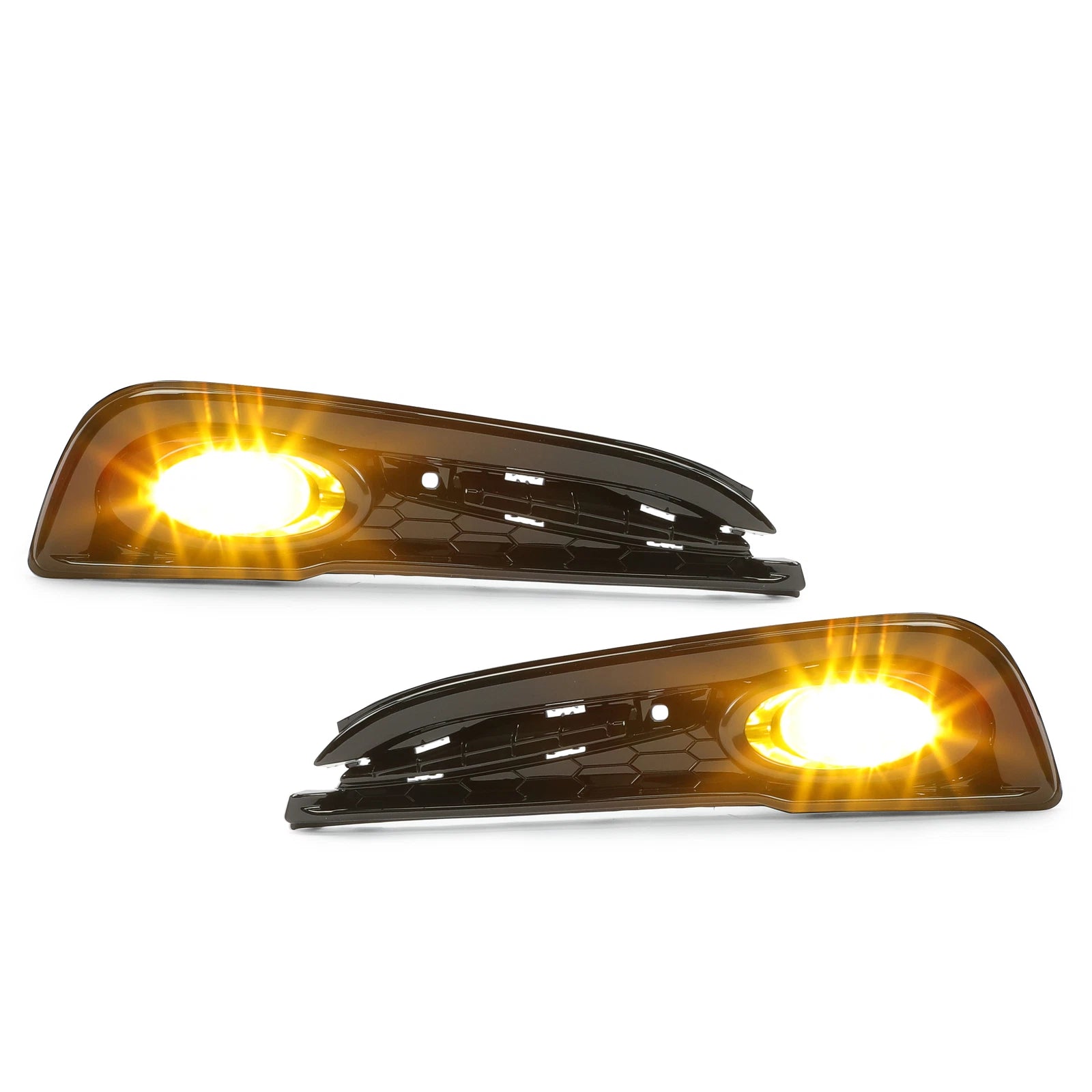 Front Yellow Fog Lights Lamps w/ Switch for Honda Civic Sedan (2013–2015)