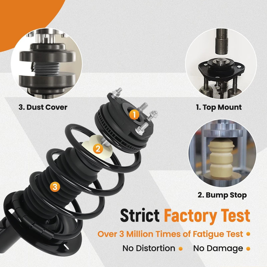 Set of 4 Struts Assembly for Ford Focus (2008-2011)