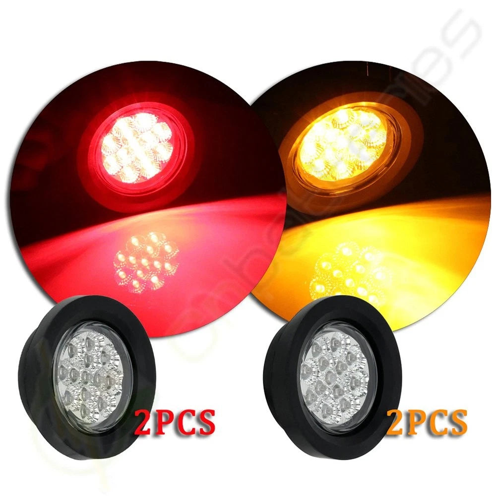 Set of 4 LED Indicator Tail Turn Lights for Universal (13)