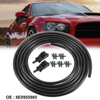 2X Windshield Washer Nozzle & 2.5m Hose Kit for Volkswagen Jetta (2011–2018)