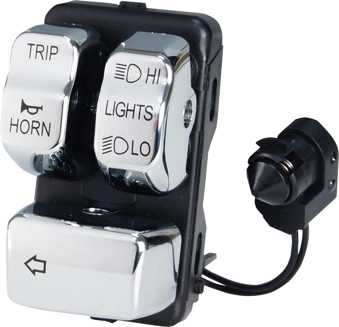 Can Bus Handlebar Control Module - Left - Chrome for Harley Davidson