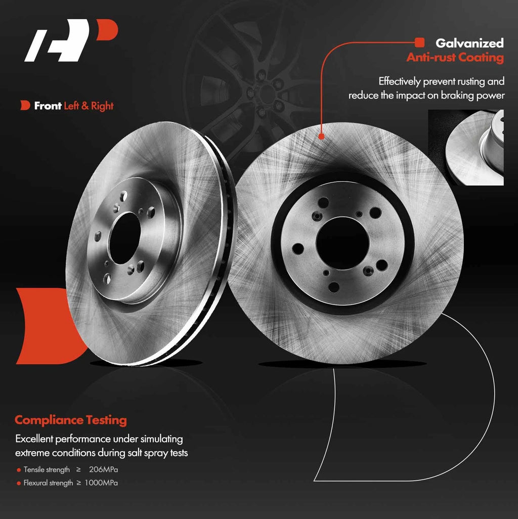 Disc Brake Rotors for Honda Pilot Acura MDX ZDX RLX (2009–2015)
