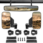 Set of 2 Roll Bar Mirrors for Yamaha Rhino 450 660 700 (2004–2018)