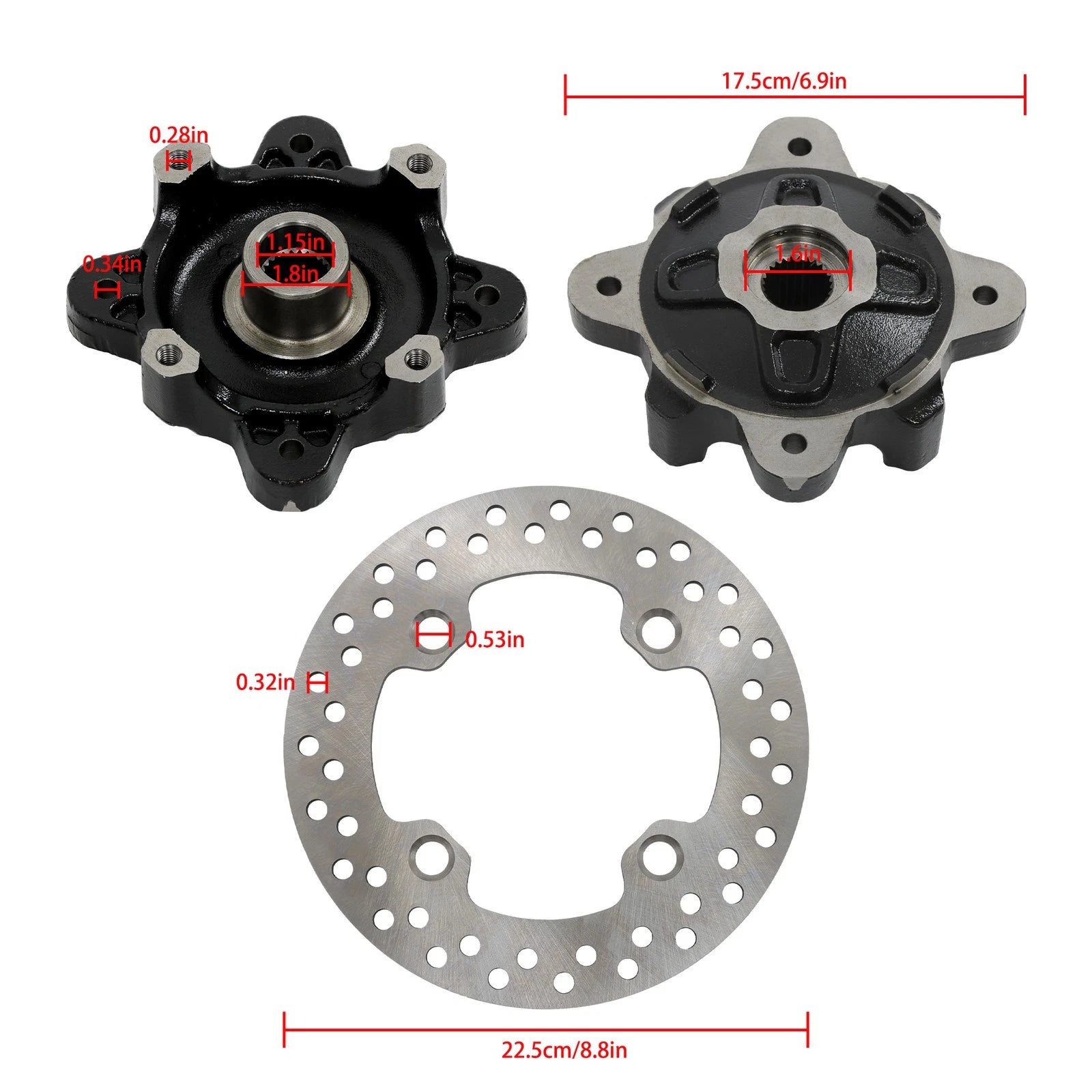 Wheel Hub & Bearing Kit for Polaris