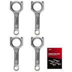 Set of 4 Forged Connecting Rods for Honda S2000 F20C (2000–2009)