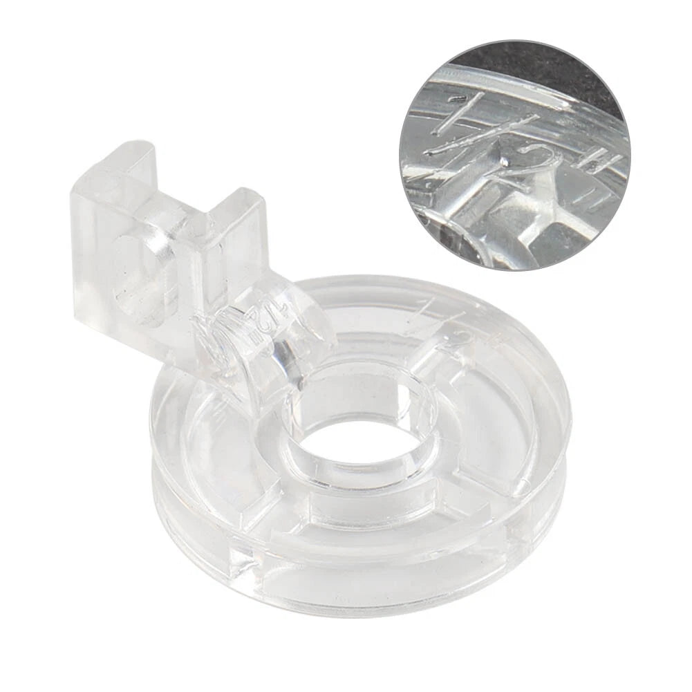 1/2" Clear Free Motion Couching Echo Quilting Ruler Presser Foot for Low Shank