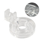 1/2" Clear Free Motion Couching Echo Quilting Ruler Presser Foot for Low Shank