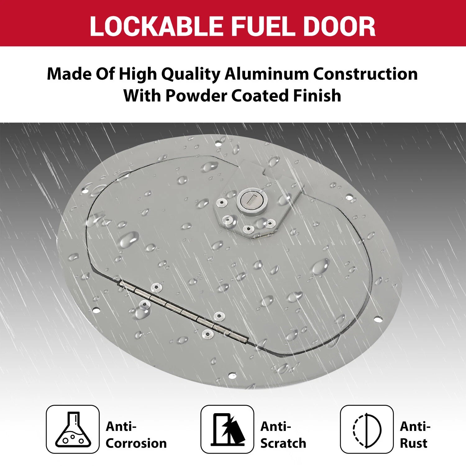 Locking Fuel Door Gas Tank Cap Cover for HMMWV M998 M1123 M1045 (1990–2006)