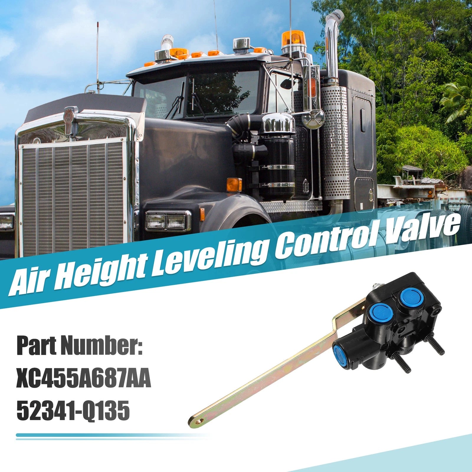 Air Height Leveling Control Valve for Kenworth, Ford, Volvo (XC455A687AA)