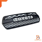 Tundra Style Front Grille White Letter for Toyota Hilux Ute SR5 (2018-2020)