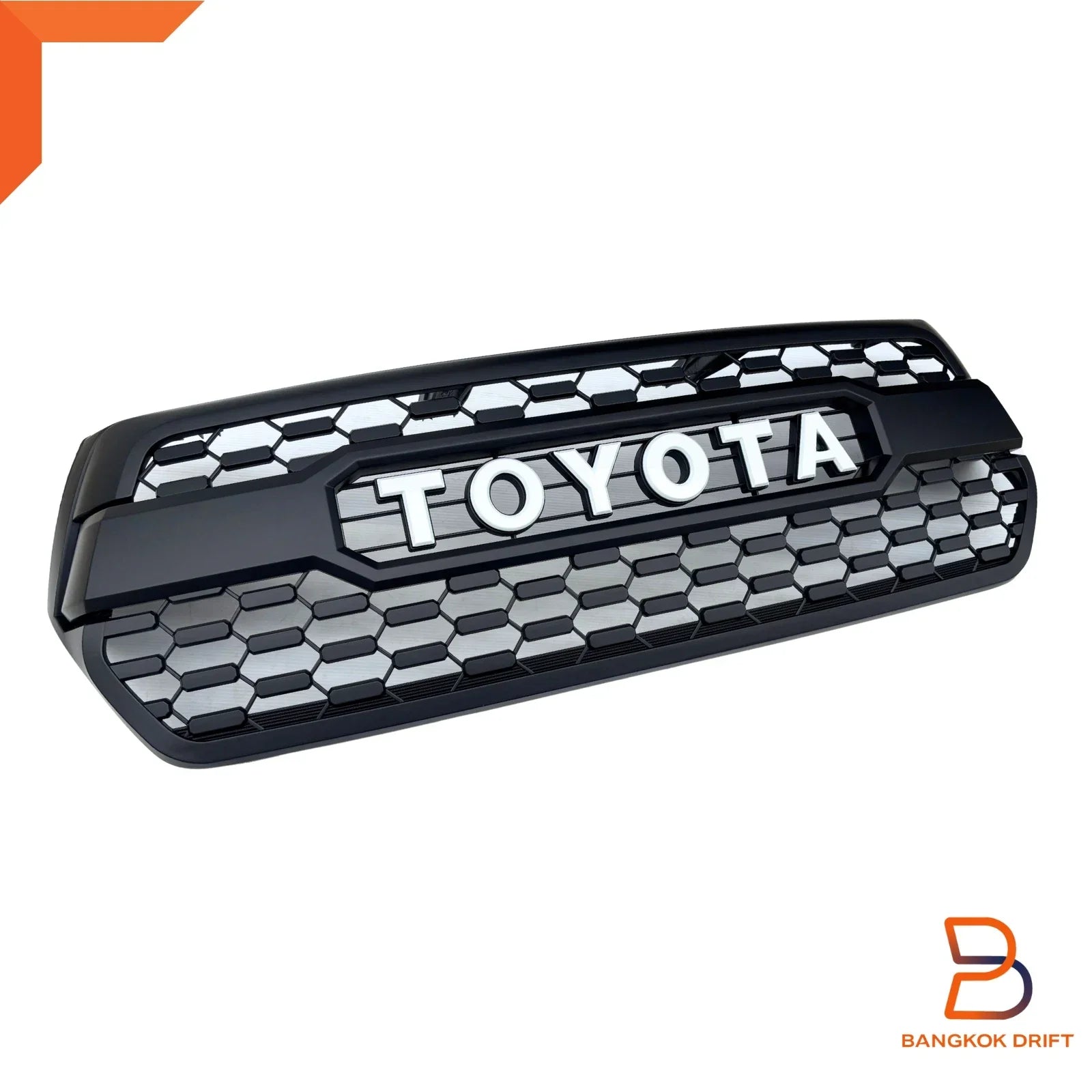 Tundra Style Front Grille White Letter for Toyota Hilux Ute SR5 (2018-2020)