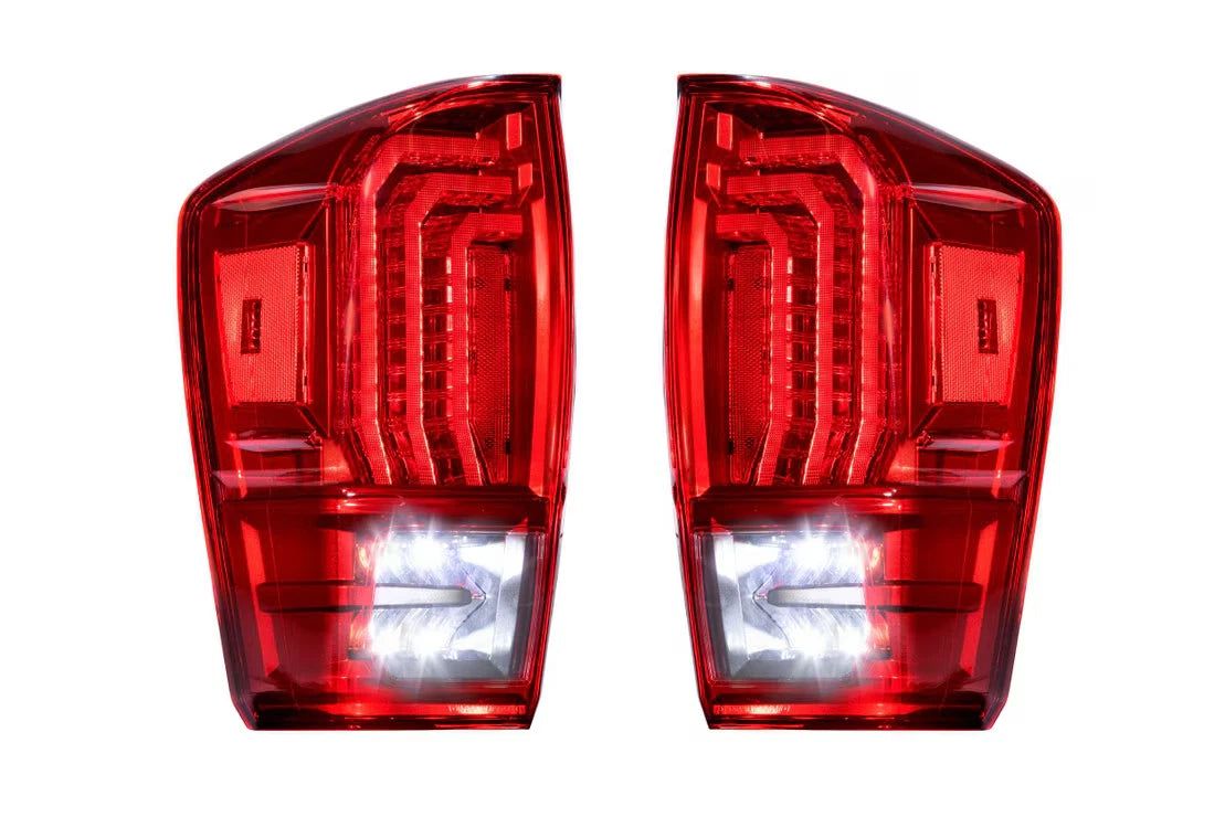 Morimoto XB LED Red Tail Lights for Toyota Tacoma (2016–2023)