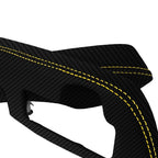Carbon Fiber Door Panel Armrest Cover for Acura TL (2009–2014) Yellow Stitch