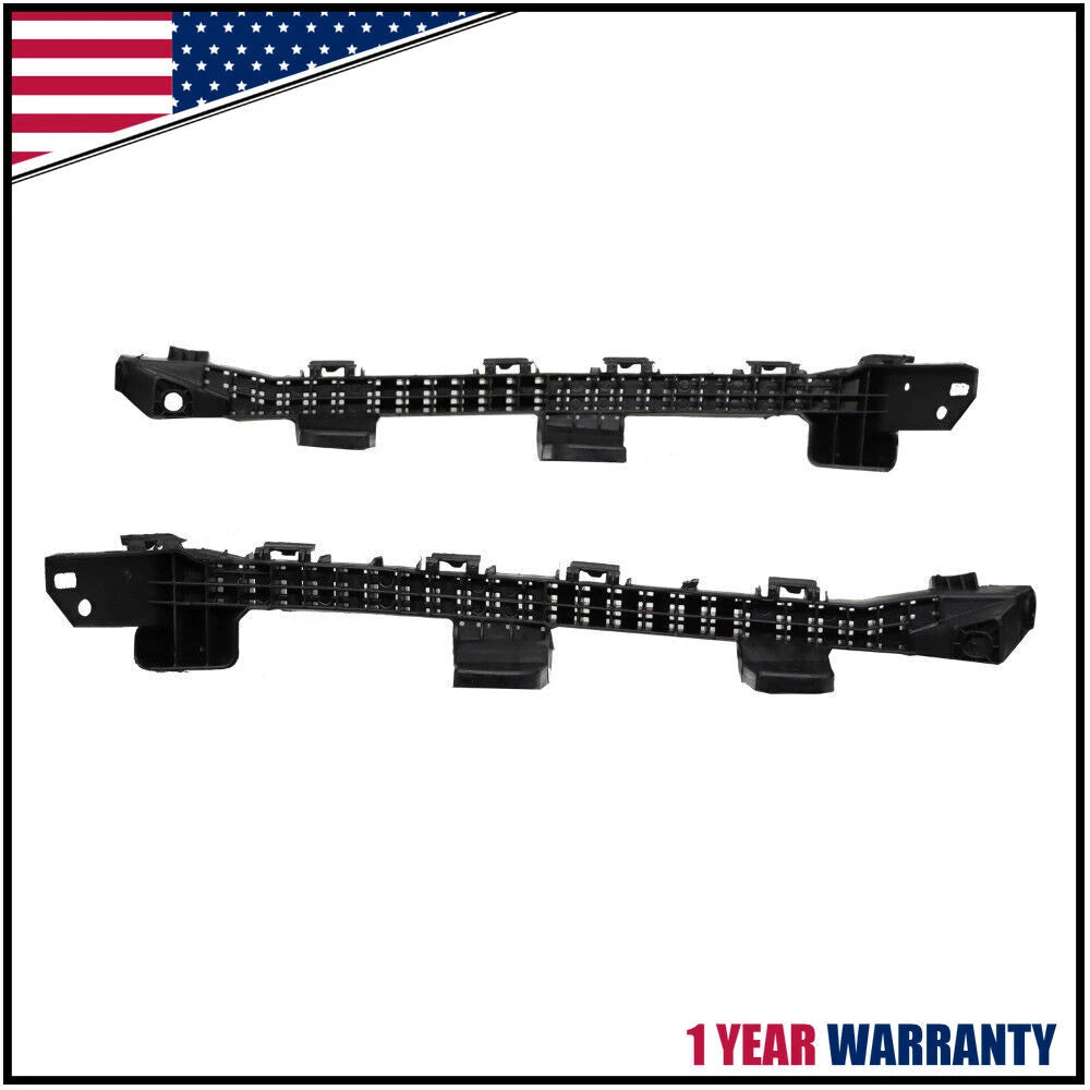 2X Front Bumper Headlight Bracket for Honda Civic Sedan (2022–2023) Black