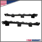 2X Front Bumper Headlight Bracket for Honda Civic Sedan (2022–2023) Black