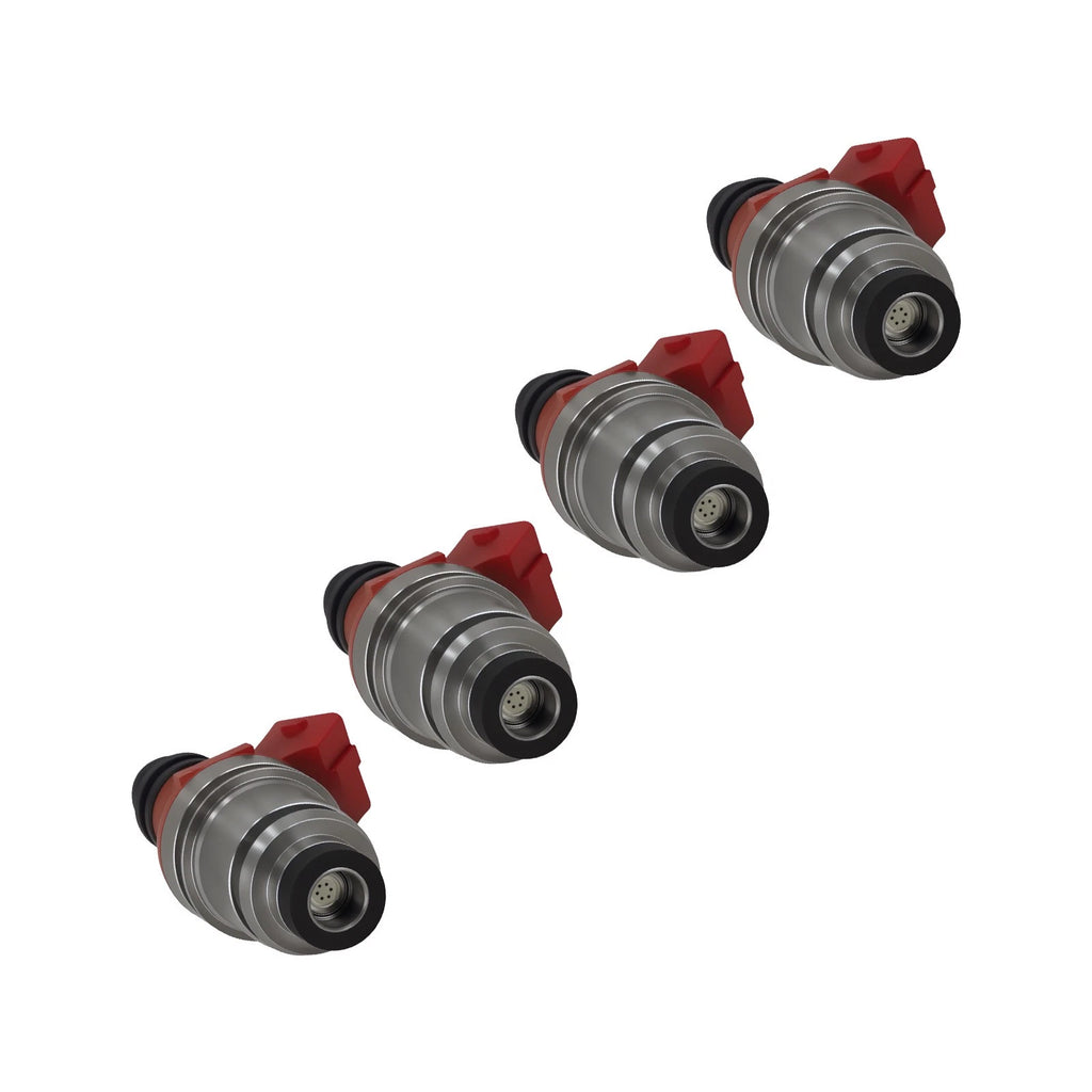 Set of 4 Top Feed Fuel Injectors for Nissan Pickup 2.4L (1995) 16600-86G10