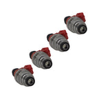 Set of 4 Top Feed Fuel Injectors for Nissan Pickup 2.4L (1995) 16600-86G10